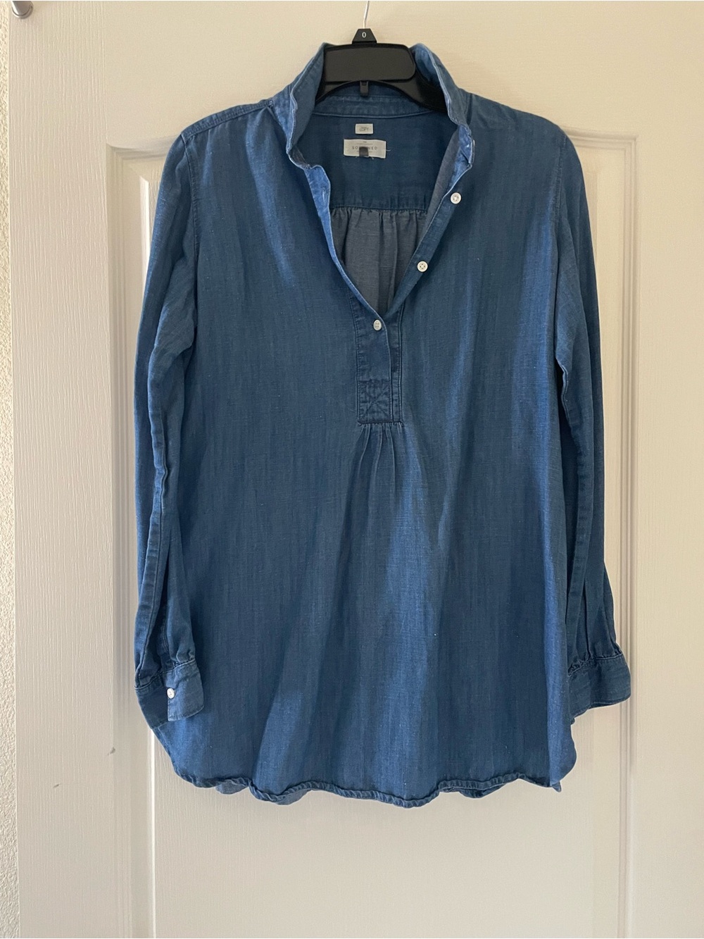 LOFT Soft medium wash denim shirt
